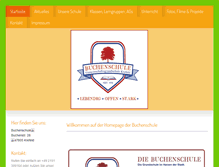 Tablet Screenshot of buchenschule.de